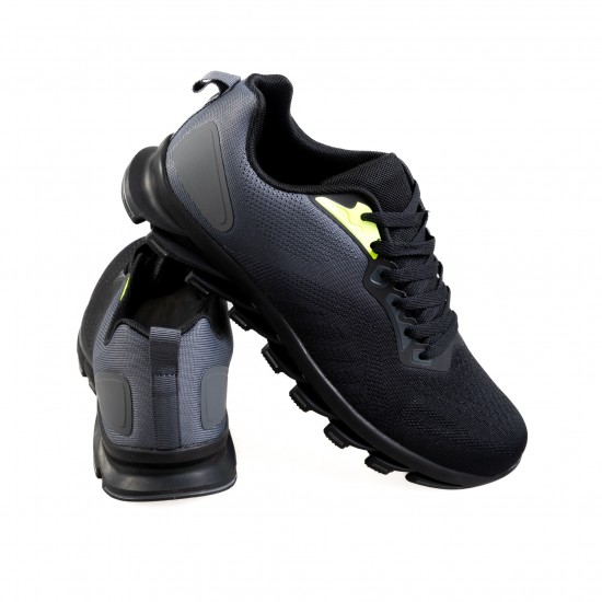 0263-6 Black/Grey/Green Мъжки маратонки