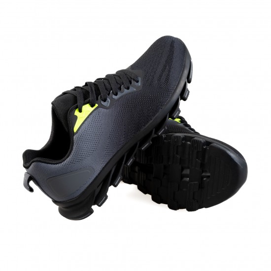 0263-6 Black/Grey/Green Мъжки маратонки