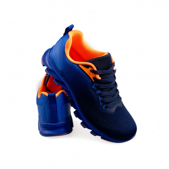 0265-7 Navy/Orange Юношески маратонки