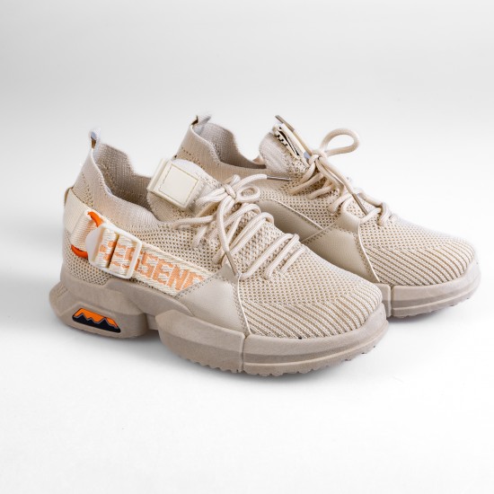 1000-63 Beige Юношески маратонки