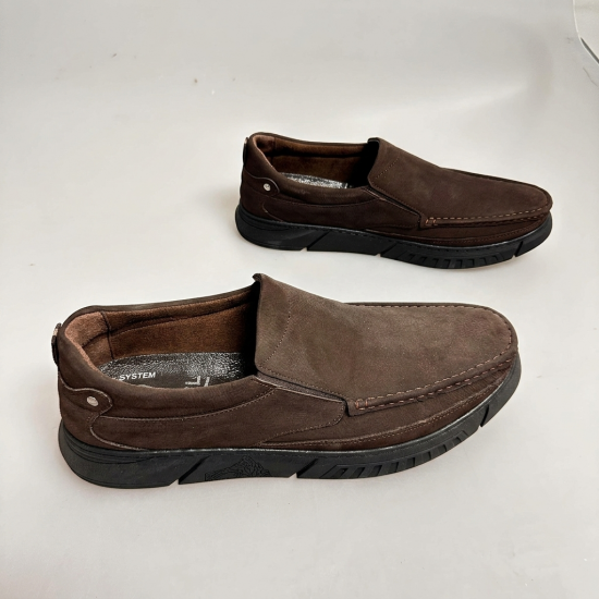1001 Brown Мъжки обувки от естествена кожа