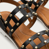 1106-1 Black Дамски сандали от естествена кожа