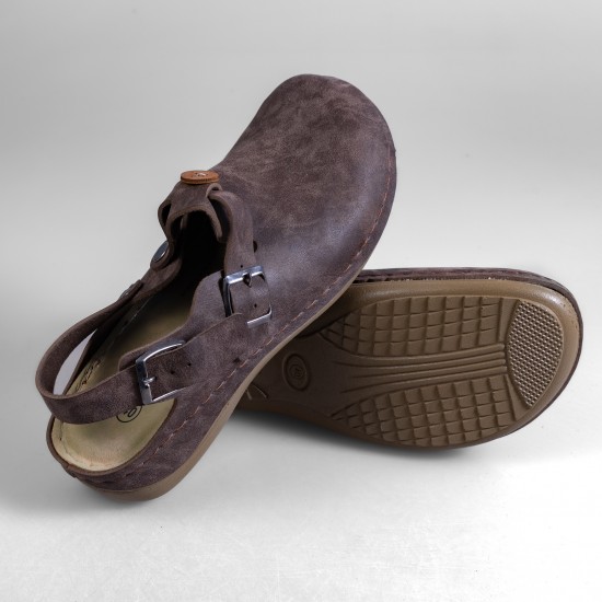 154473 Brown Дамски чехли