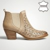 16W116 Beige Дамски летни боти
