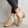 16W116 Beige Дамски летни боти