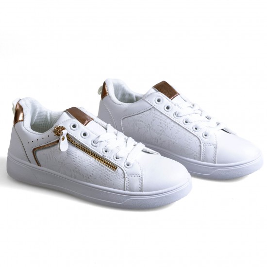 2210-2 White/Gold Дамски кецове