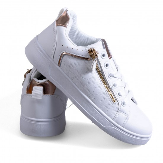 2210-2 White/Gold Дамски кецове