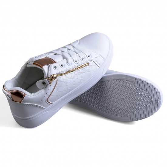2210-2 White/Gold Дамски кецове