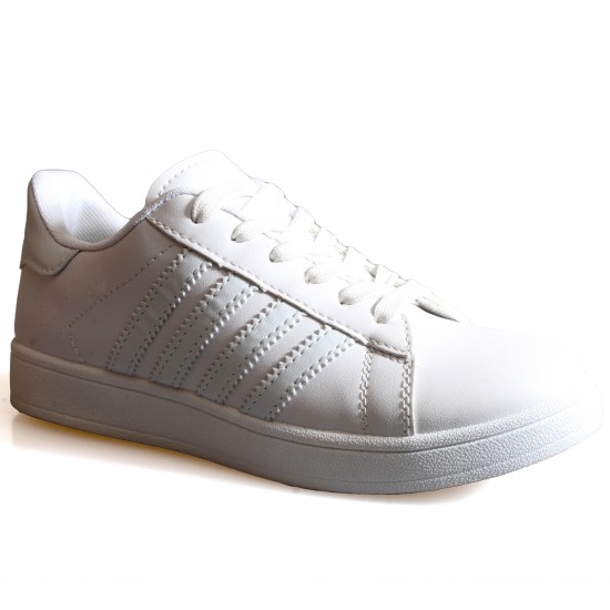 2213-3 All White Дамски маратонки