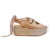 25953-01 Pink Дамски сандали на платформа