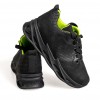 3522-4 Black/Green Дамски маратонки