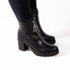 3523 Black Дамски боти на токчета