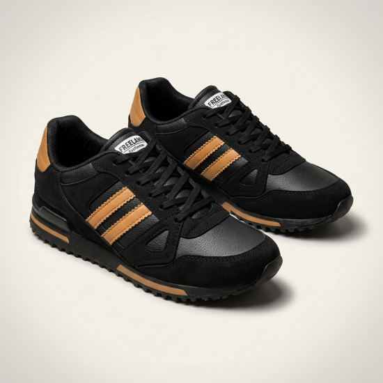 4451 Black/Brown Мъжки маратонки