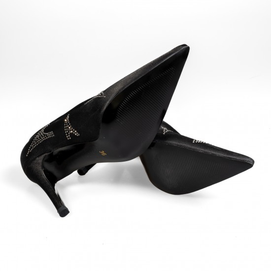 S413-1 Black Дамски обувки на токчета