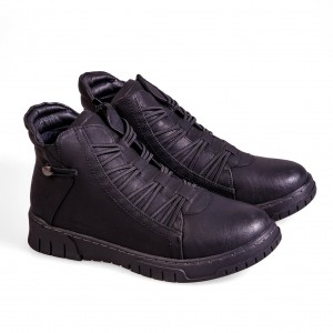 6057-1 Black Дамски боти