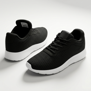 606-12 Black/White Юношески маратонки