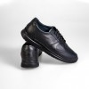 621055 Black Мъжки обувки от естествена кожа