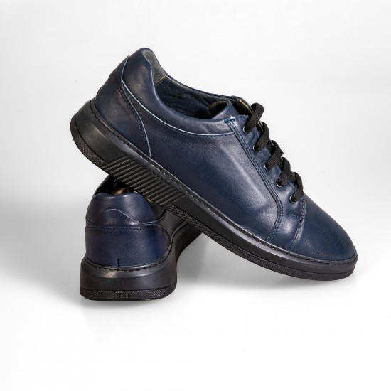 621069 Navy Мъжки обувки от естествена кожа