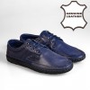 630032 Blue Мъжки обувки от естествена кожа