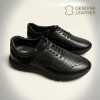 651010 Black Мъжки обувки от естествена кожа