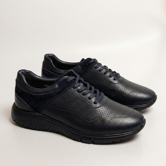 651010 Navy Мъжки обувки от естествена кожа