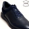 651010 Navy Мъжки обувки от естествена кожа