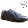656001 Navy Мъжки обувки от естествена кожа