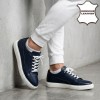 656004 Navy Мъжки обувки от естествена кожа