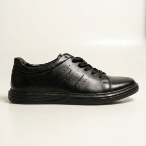 656010 Black Мъжки обувки от естествена кожа