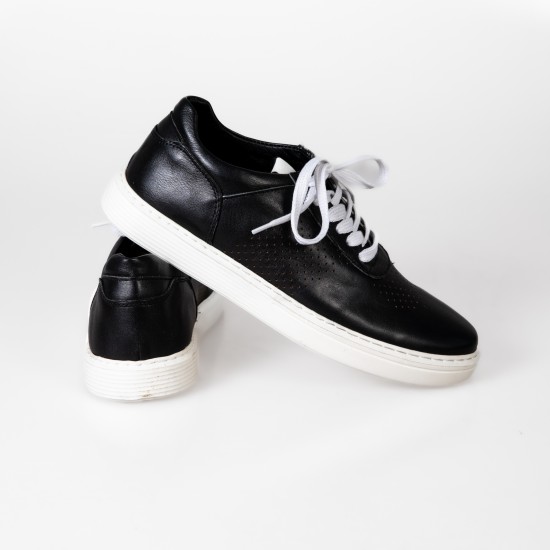 656013-052 Black Мъжки обувки от естествена кожа