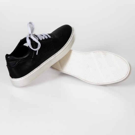 656013-052 Black Мъжки обувки от естествена кожа