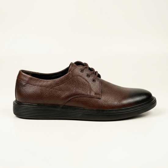 656016 Brown Мъжки обувки от естествена кожа