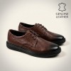 656016 Brown Мъжки обувки от естествена кожа