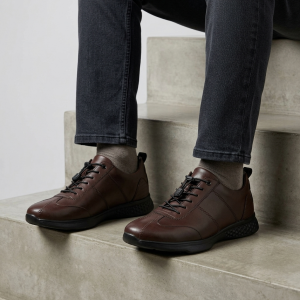 70409 Brown Мъжки обувки от естествена кожа