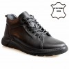 706002 Black Мъжки обувки от естествена кожа