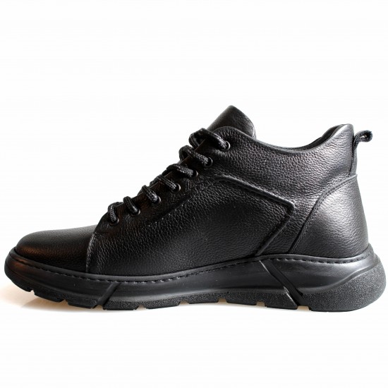 706002 Black Мъжки обувки от естествена кожа