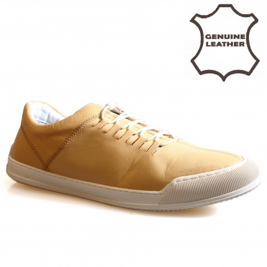 706003 Beige Мъжки обувки от естествена кожа