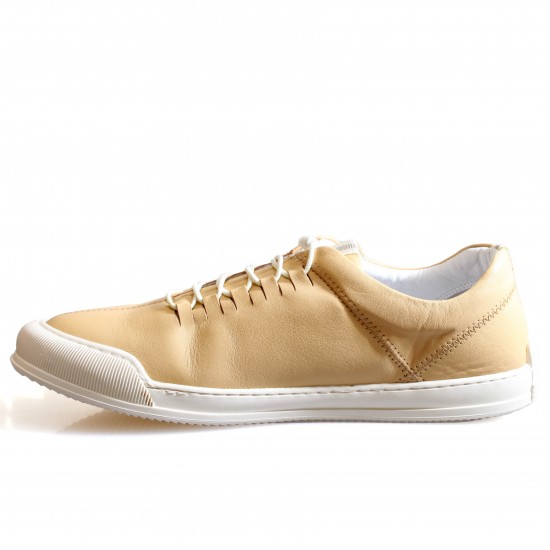 706003 Beige Мъжки обувки от естествена кожа