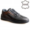 745003 Black Мъжки обувки от естествена кожа