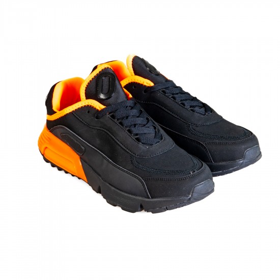 812-3M Black/Orange Мъжки маратонки