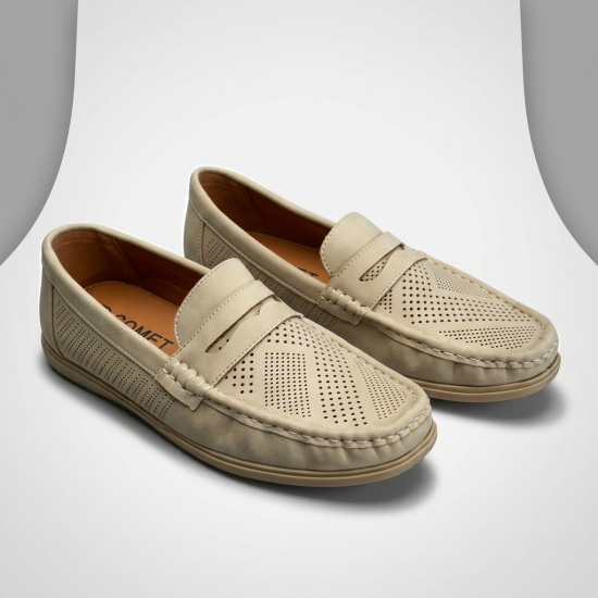 88130-2 Beige Мъжки летни обувки