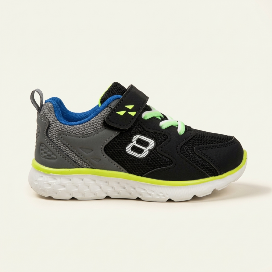888-1 Black/Green Детски маратонки