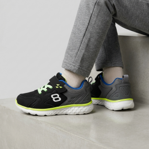 888-1 Black/Green Детски маратонки