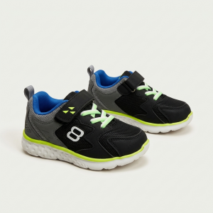 888-1 Black/Green Детски маратонки