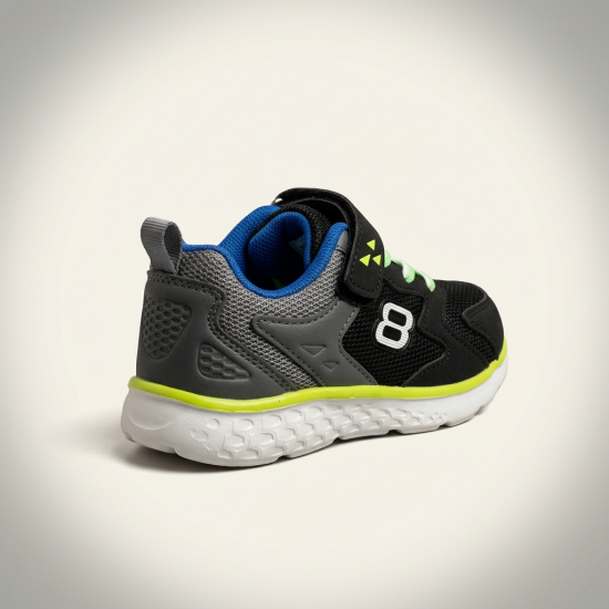 888-1 Black/Green Детски маратонки