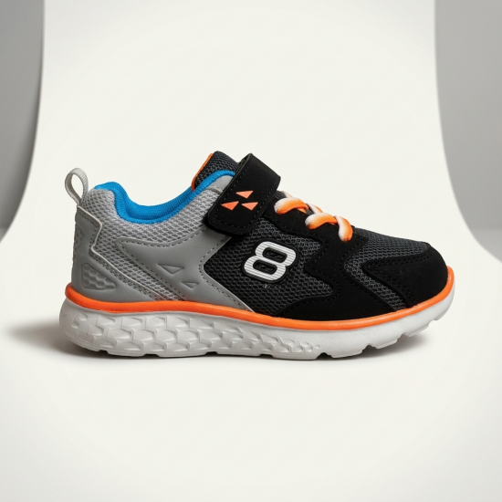 888-3 Black/Grey Детски маратонки