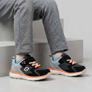 888-3 Black/Grey Детски маратонки