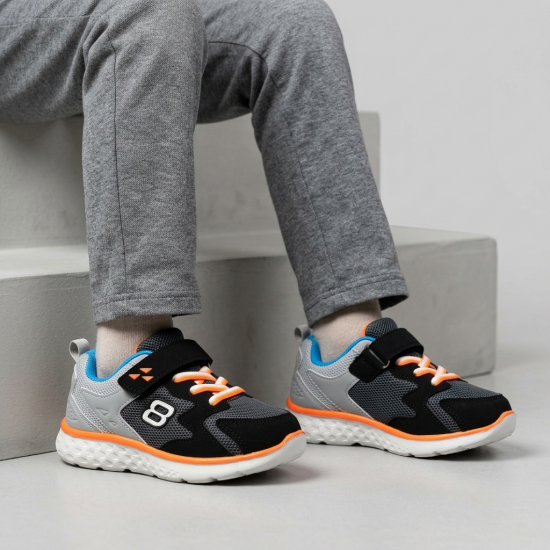 888-3 Black/Grey Детски маратонки