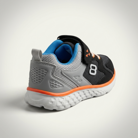 888-3 Black/Grey Детски маратонки