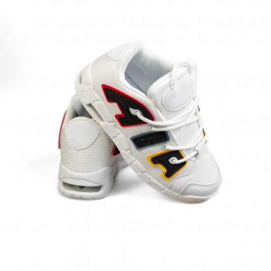 891-22DE White/Blue/Red Детски маратонки